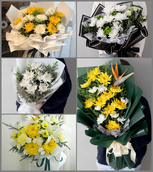 贵州六盘水盘县竹海镇巴达克村白事花束代送